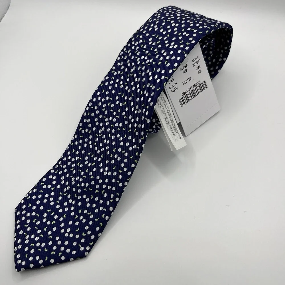 JCrew Crewcuts Moon‎ Print Silk Necktie NEW